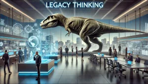 The Dinosaur Dilemma Why Legacy Thinking Will Sink Your Business