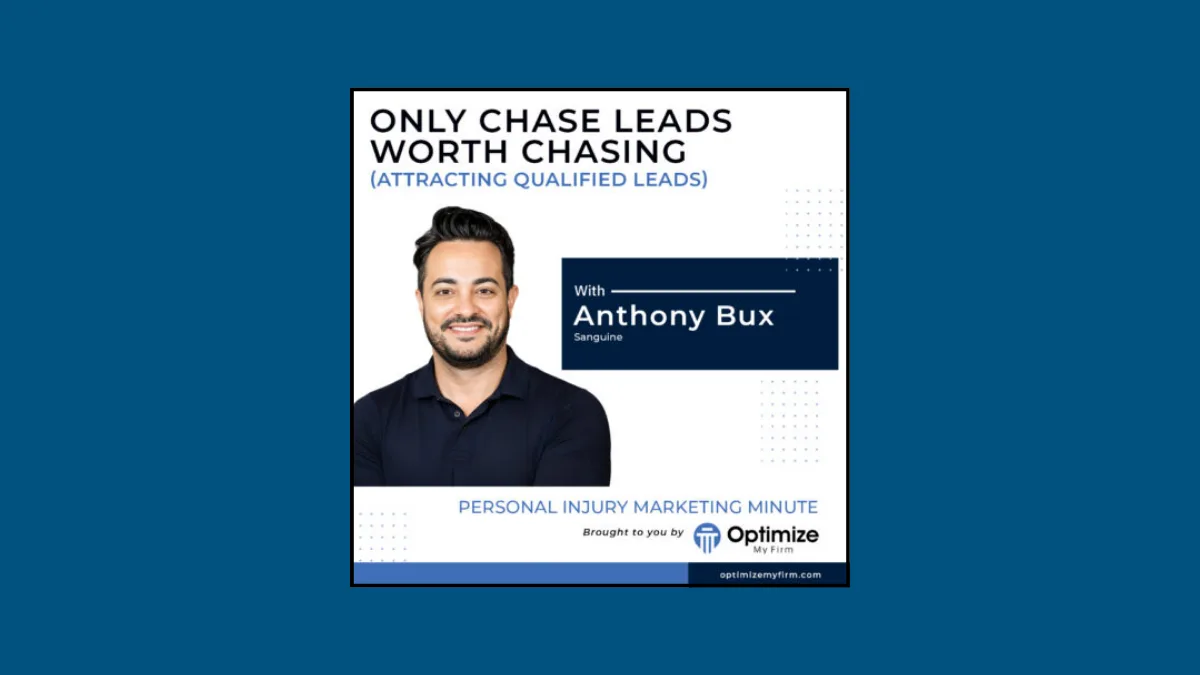 Anthony Bux on PI Marketing Minute